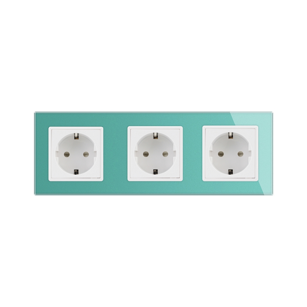 Priza Triplă Livolo cu Ramă Sticlă | Design Modern - imagine 9