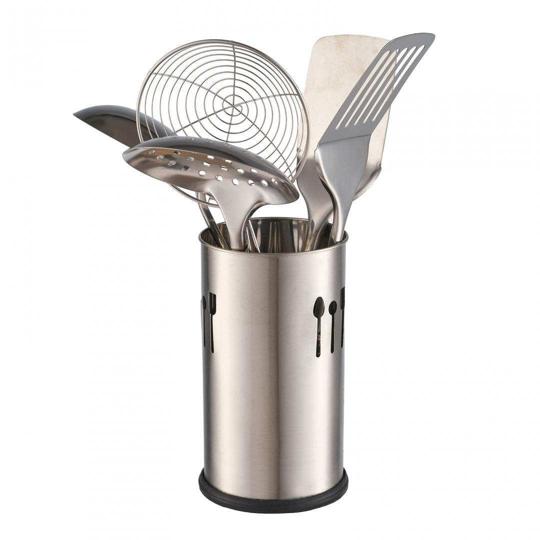 Suport Ustensile Bucătărie Inox VANORA HOME 10x18cm - imagine 2