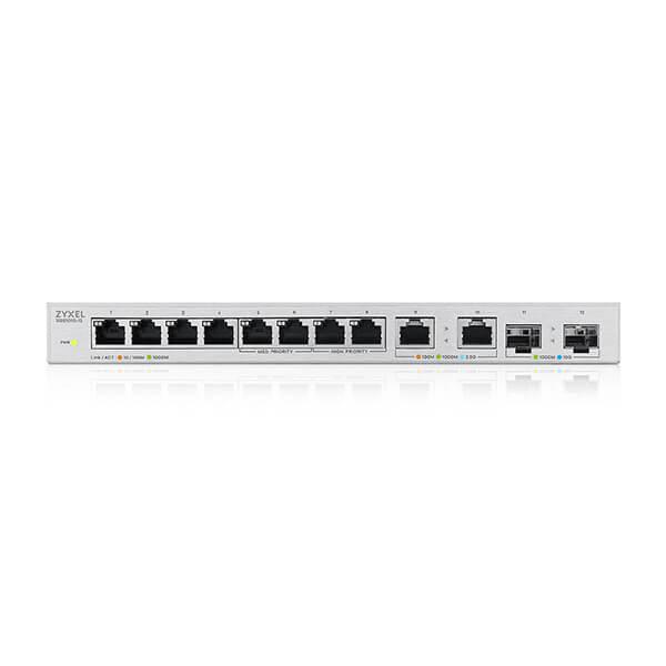 Switch Zyxel XGS1010-12 10Gbps, 10xRJ45, 2xSFP+ - Rețea Profesionistă