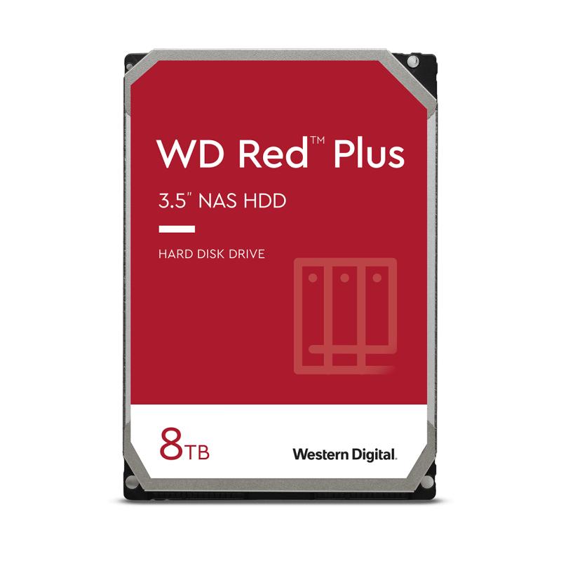 HDD Intern WD Red Plus 8TB 256MB | Stocare NAS de Performanță - imagine 2