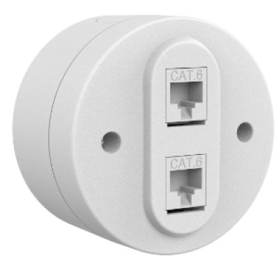 Priză date dublă CAT6 Ovivo OV00861 IP54, gamă xOne