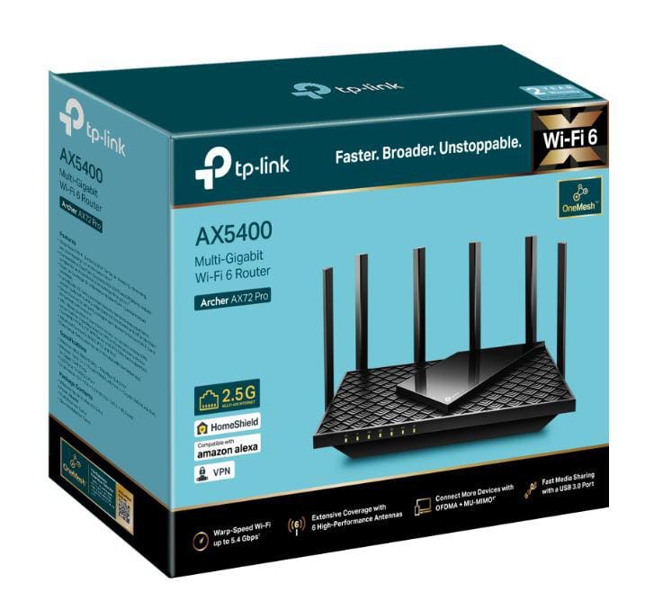 Router TP-Link Archer AX72 Pro AX5400 WiFi 6 Gigabit - imagine 5