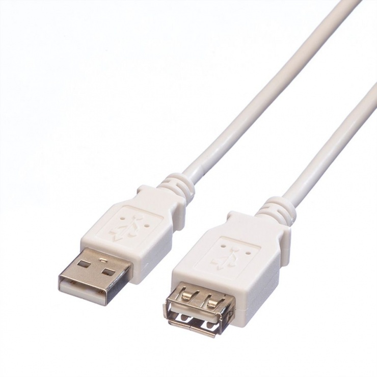 Cablu Prelungitor USB 2.0 Value, 0.8m