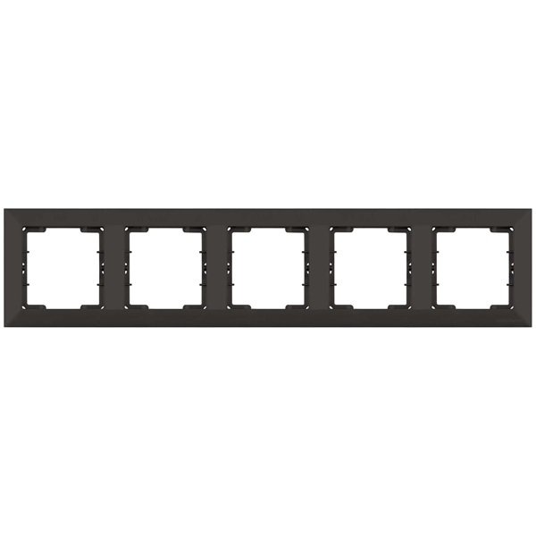 Rama 5 Posturi Mutlusan Candela, Negru Catifea