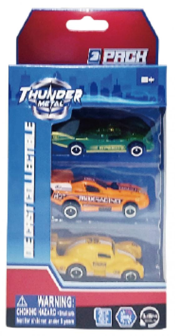 Set 3 Masini Curse Die Cast 1/64 - Cevodle, 7.5cm - imagine 5