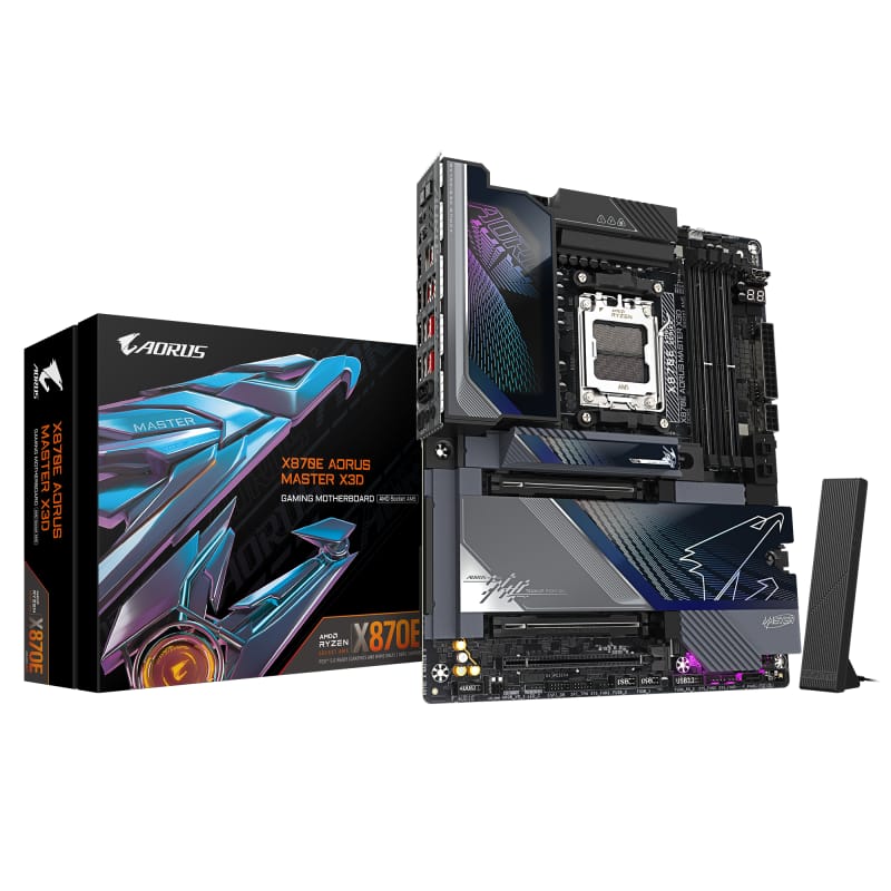Placă de bază GIGABYTE X870E AORUS MASTER X3D AMD AM5 - imagine 2