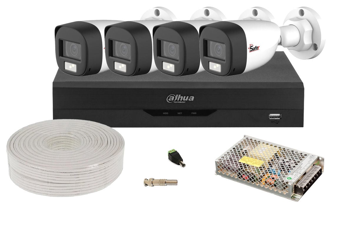 Kit Supraveghere Dahua 2MP FullHD AI