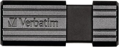 USB Drive 2.0 Pinstripe 8GB Black Verbatim - Model 49062