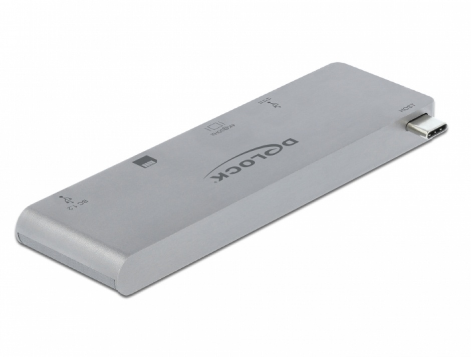 Docking Station Delock USB-C, HDMI, SD, PD 3.0