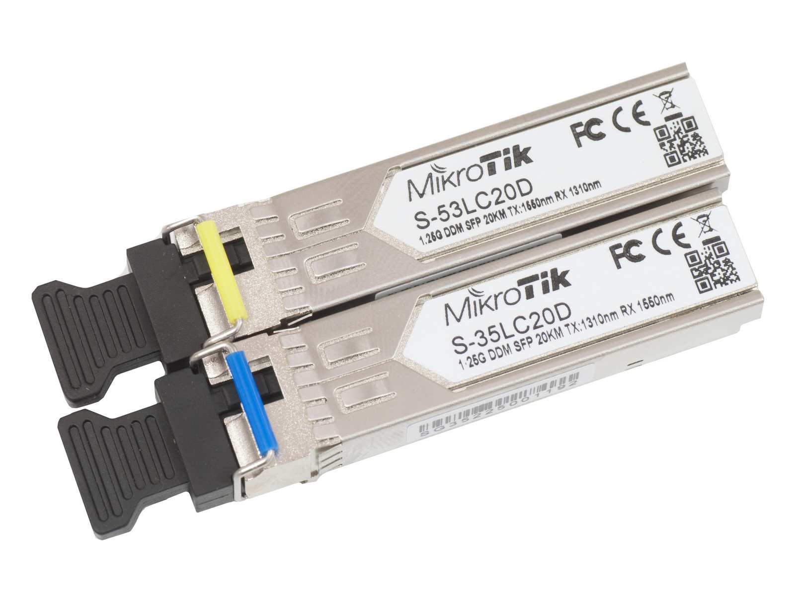 Mikrotik SFP 20km 1.25Gb - Conectare Fibra Optica