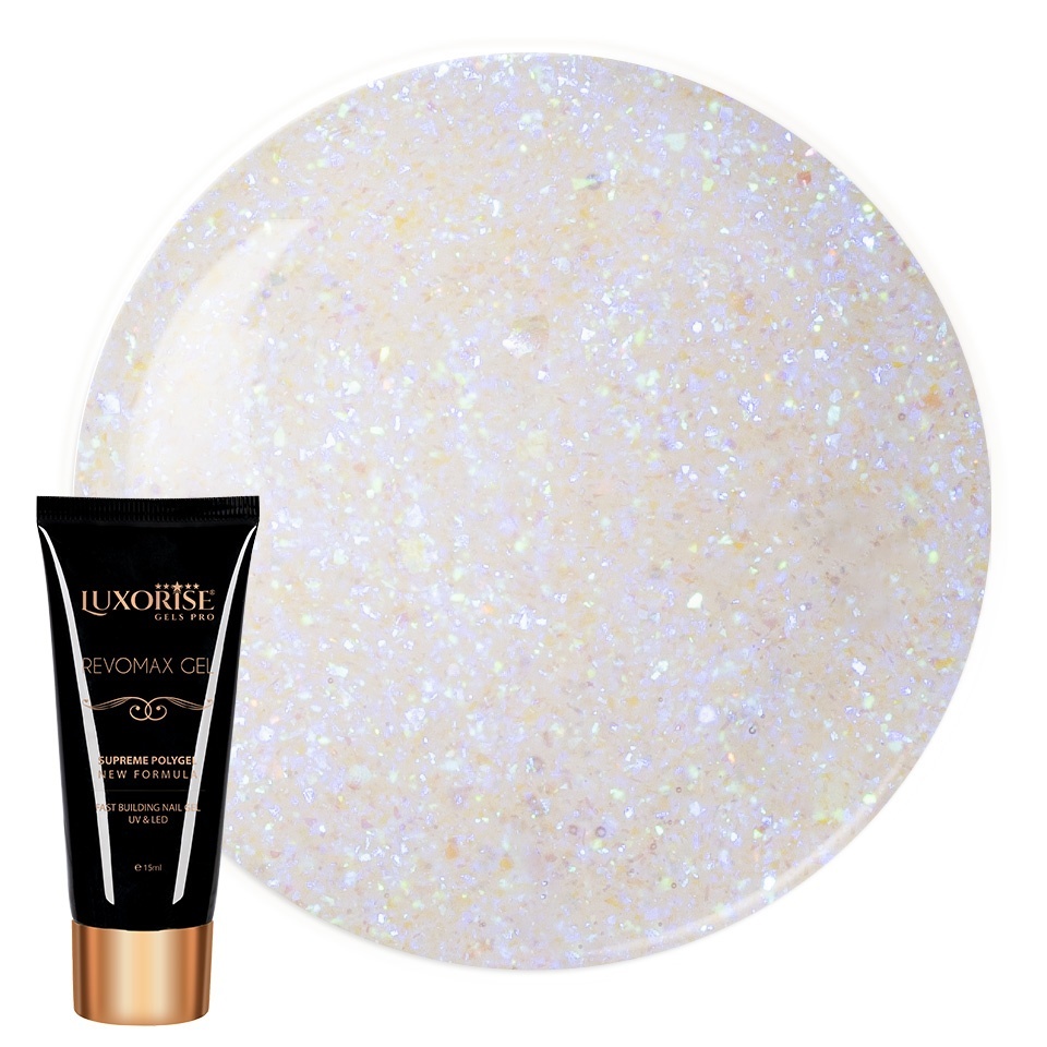 Polygel Luxorise Crystal Dream 15ml - Constructie Unghii