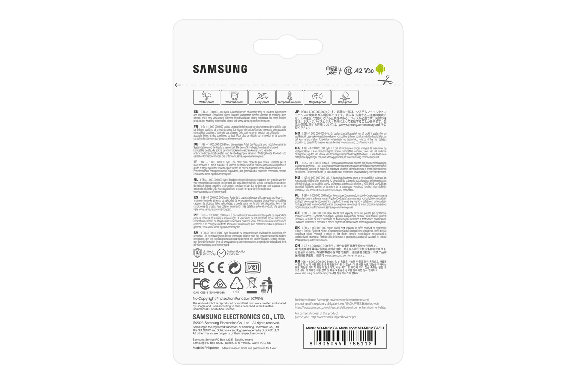 Card Memorare Samsung PRO Plus 128GB microSDXC - Viteză 4K UHD - imagine 9