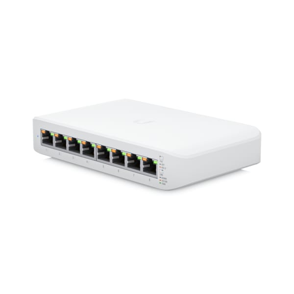 Switch Ubiquiti USW-LITE-8-POE 8xGigabit Layer 2 Management Complet - imagine 2