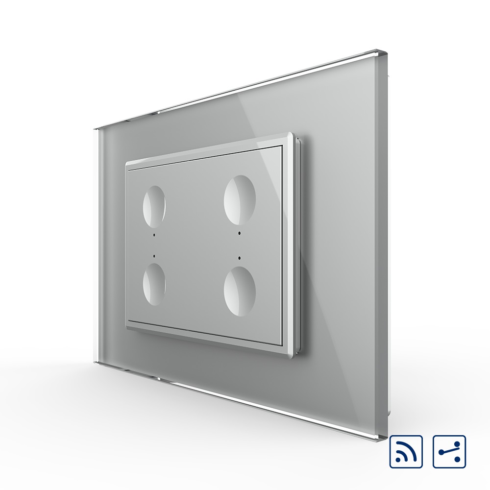 Intrerupator Touch Livolo CV, Sticla, Wireless - imagine 13
