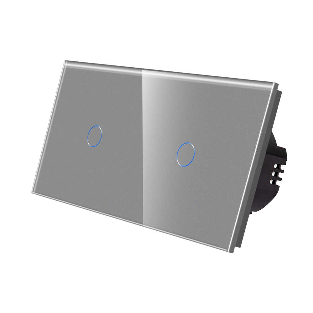 Intrerupator Touch LUXION, Dublu, Sticla, 10A - imagine 13