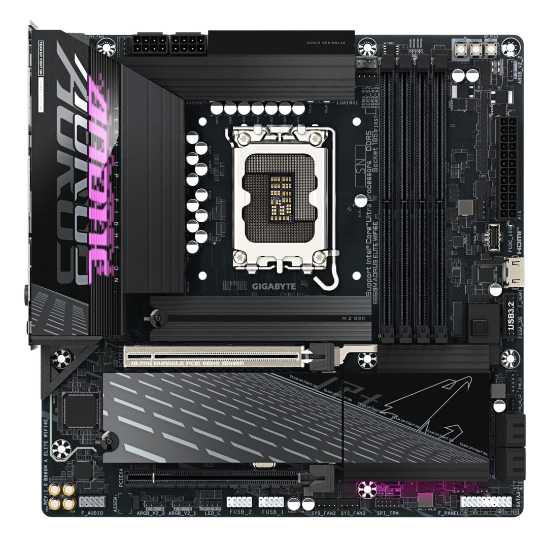 Placă de Bază GIGABYTE B860M AORUS ELITE WiFi6E mATX - imagine 3