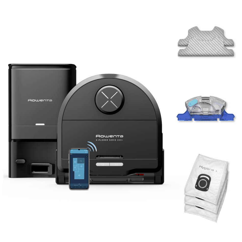 Rowenta X-Plorer 220+ | Aspirator Robot Mop Inteligent