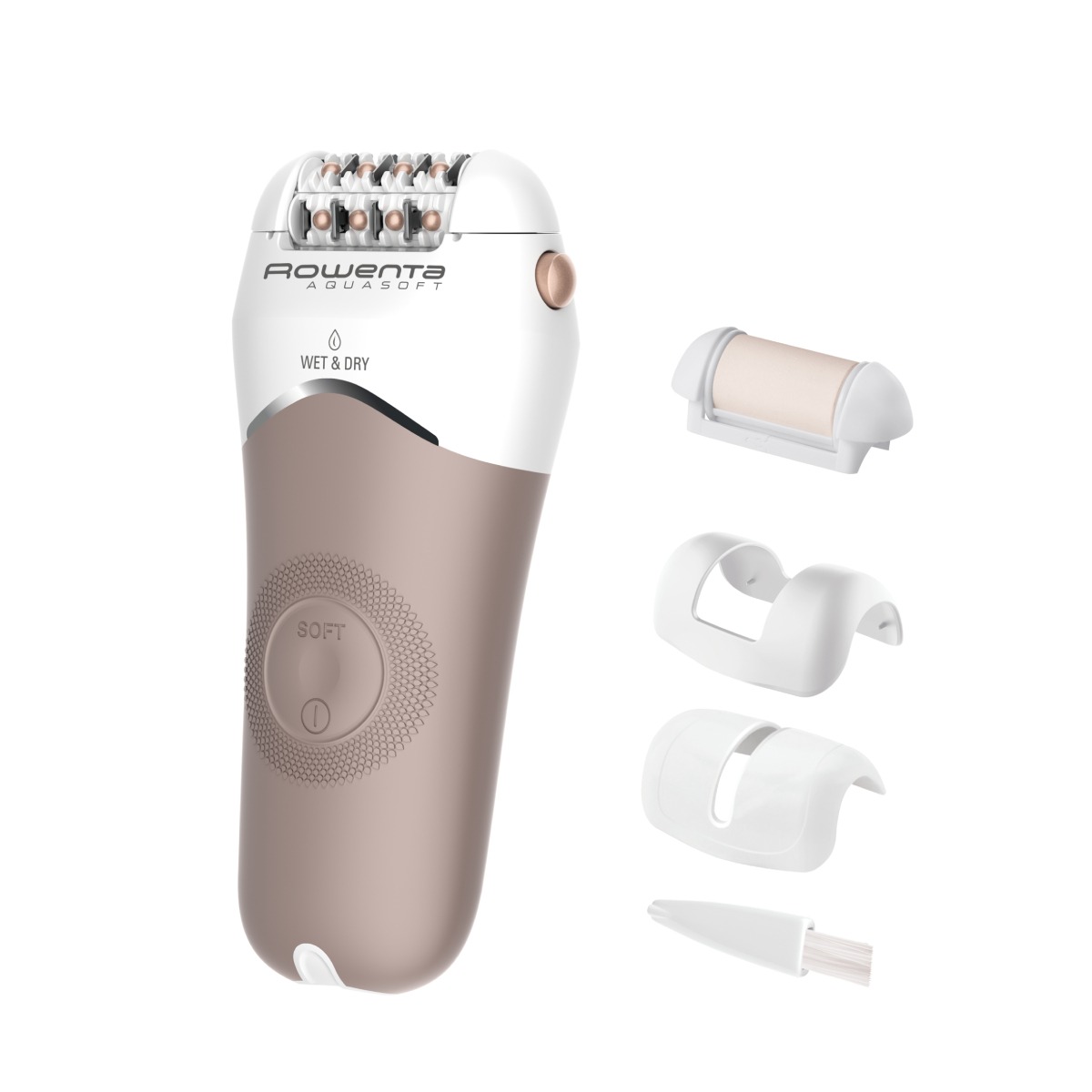 Epilator Rowenta AquaSoft, Epilare Delicată