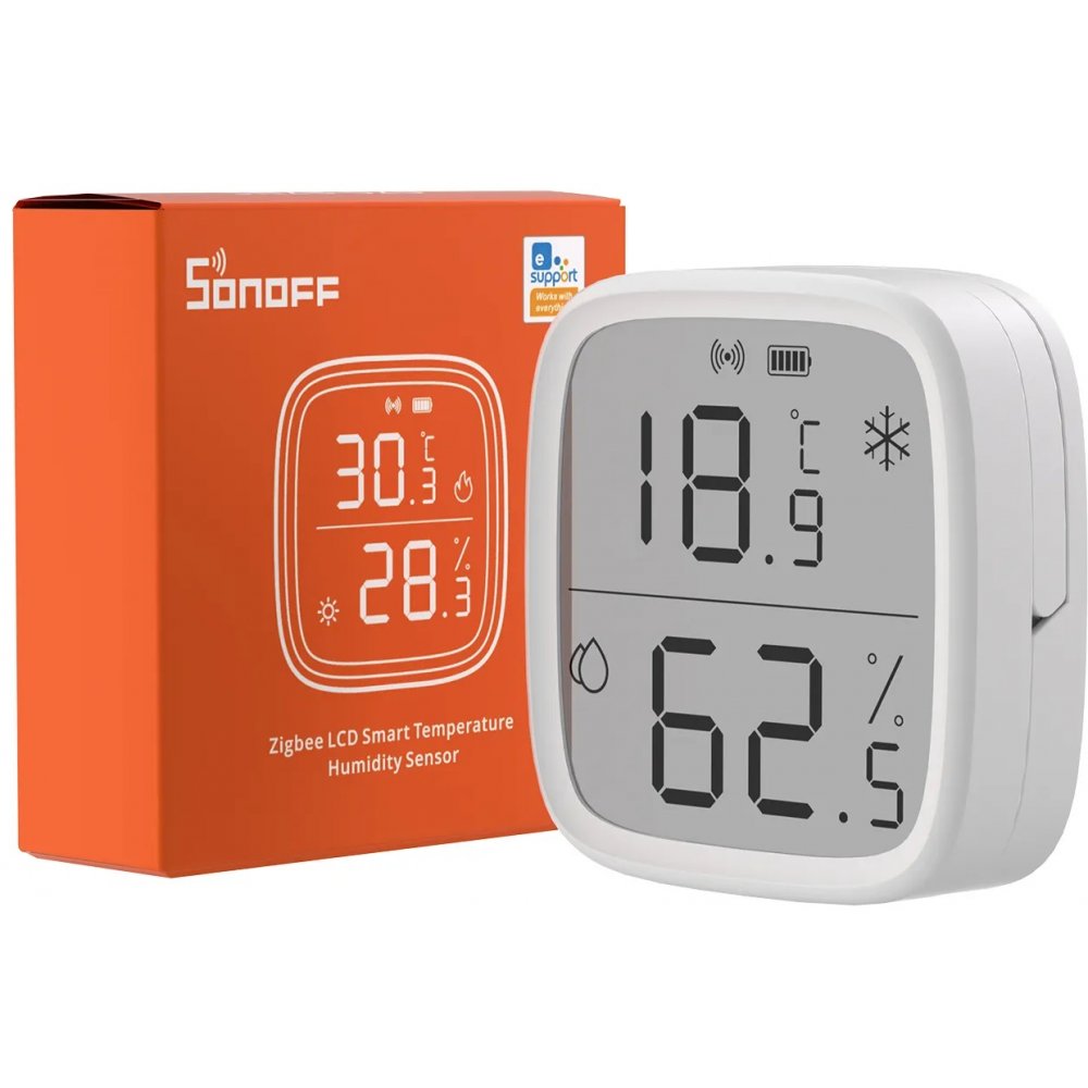 Senzor Temp. Umiditate SONOFF Zigbee LCD