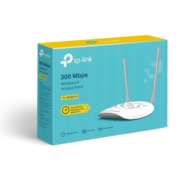Access Point TP-LINK TL-WA801N N300 PoE - Extinde Wi-Fi - imagine 2