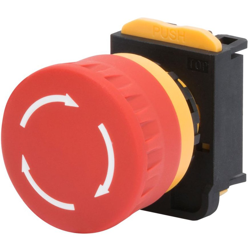Buton ciuperca 40mm cu reținere Gewiss