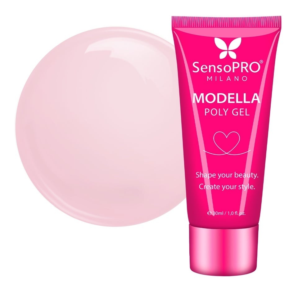 Polygel MODELLA SensoPRO Milano - Rose Taupe, 30ml