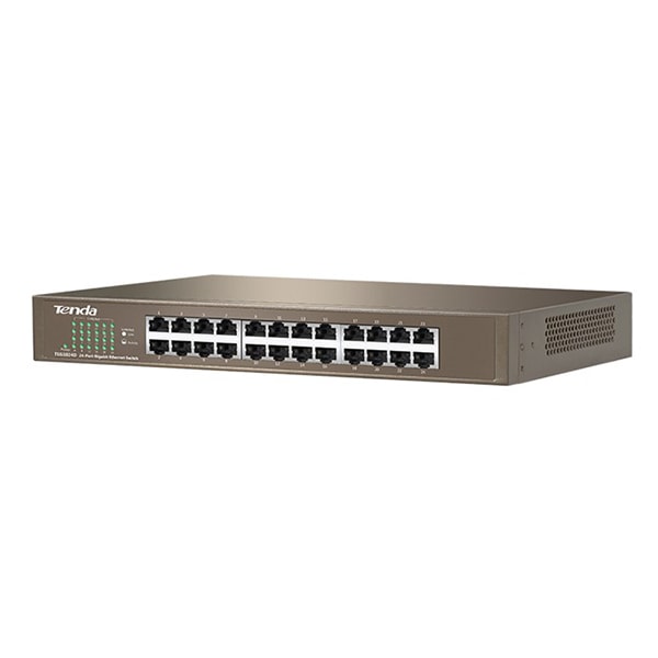 Switch TENDA TEG1024D, 24 Porturi Gigabit, Metalic - imagine 3