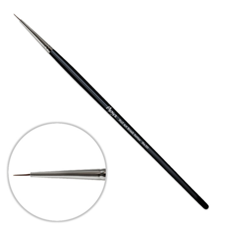 Pensula Moyra 00 Păr Natural pentru Nail Art