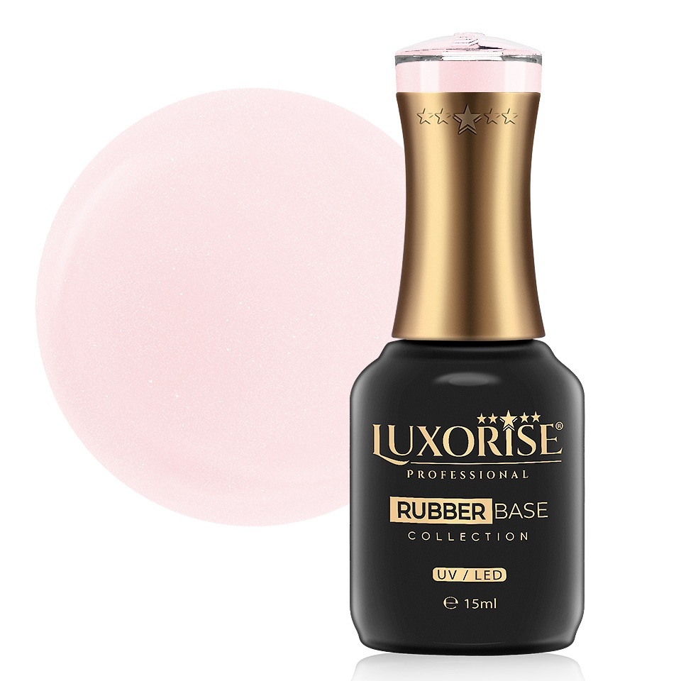 Rubber Base LUXORISE Chic Sheen 15ml, unghii rezistente