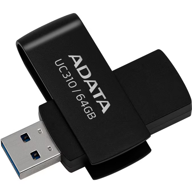 Memorie USB Flash 64GB Adata UC310 USB 3.2 Negru