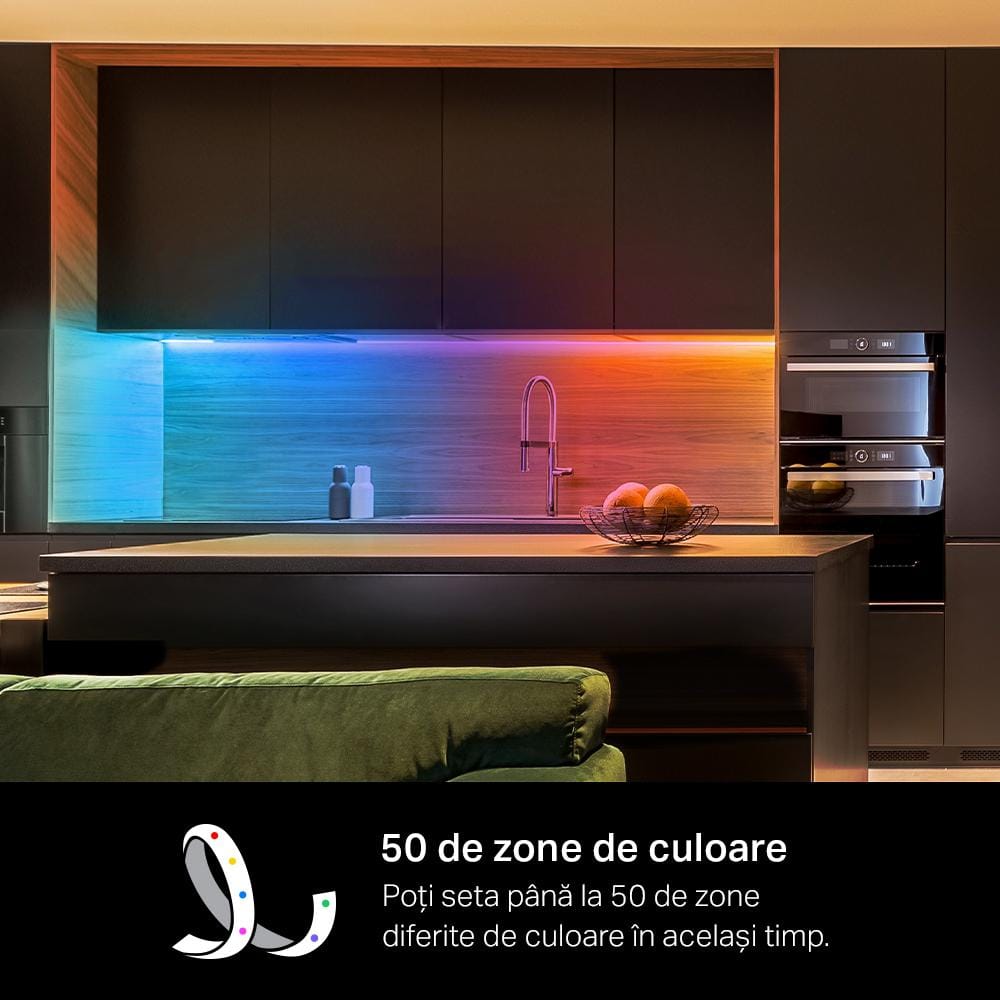 Banda LED Inteligenta TP-LINK Tapo L930-5 5m RGBWIC - imagine 5