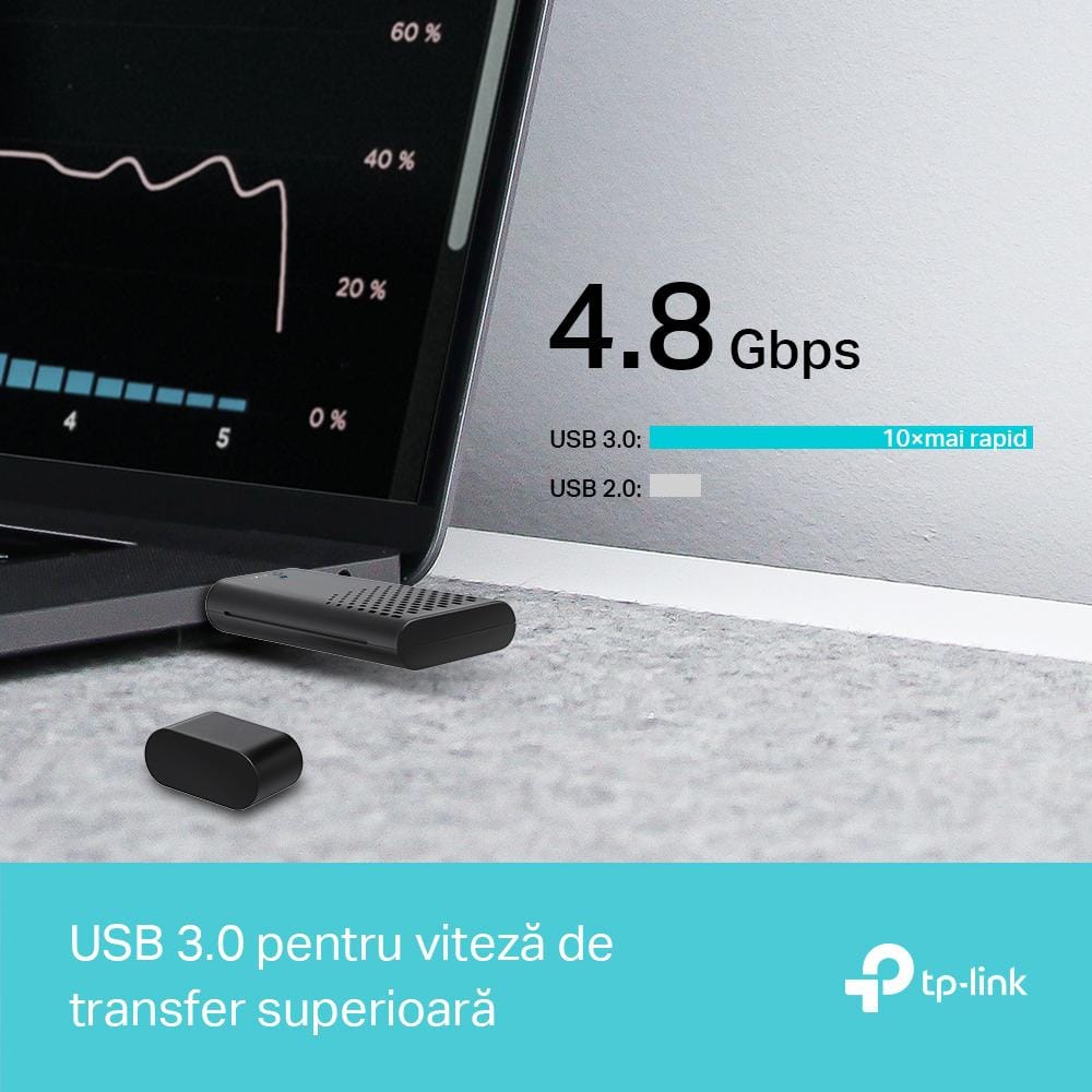TP-Link Archer TX20U Adaptor USB Wi-Fi 6 AX1800 Dual-Band - imagine 8