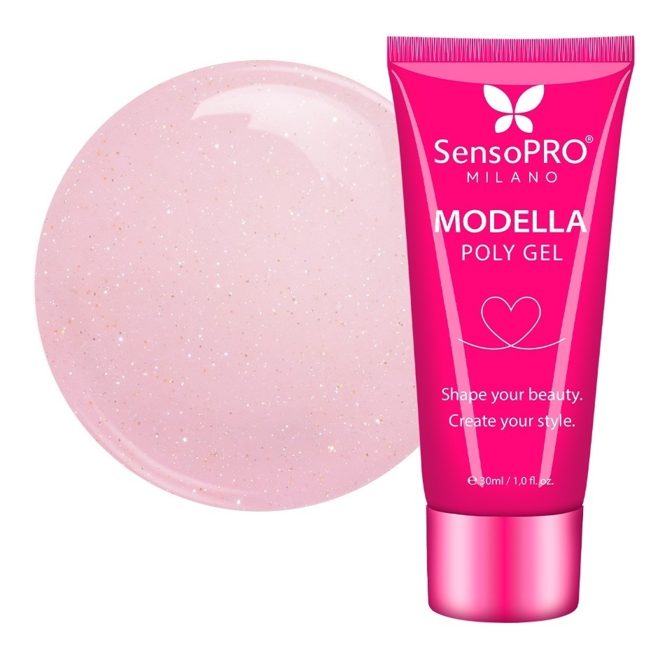 Polygel MODELLA SensoPRO Milano - Spark Pop, 30ml