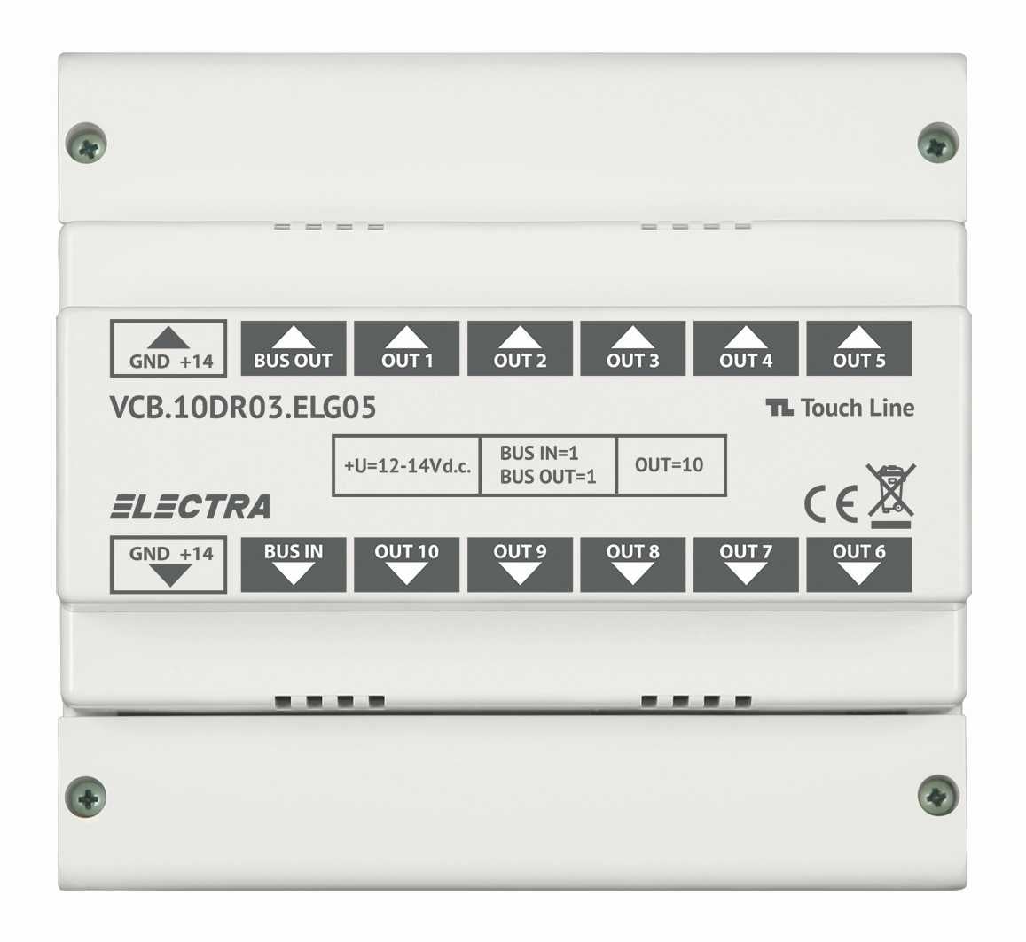 Doza derivatie video Electra 10 familii RJ45