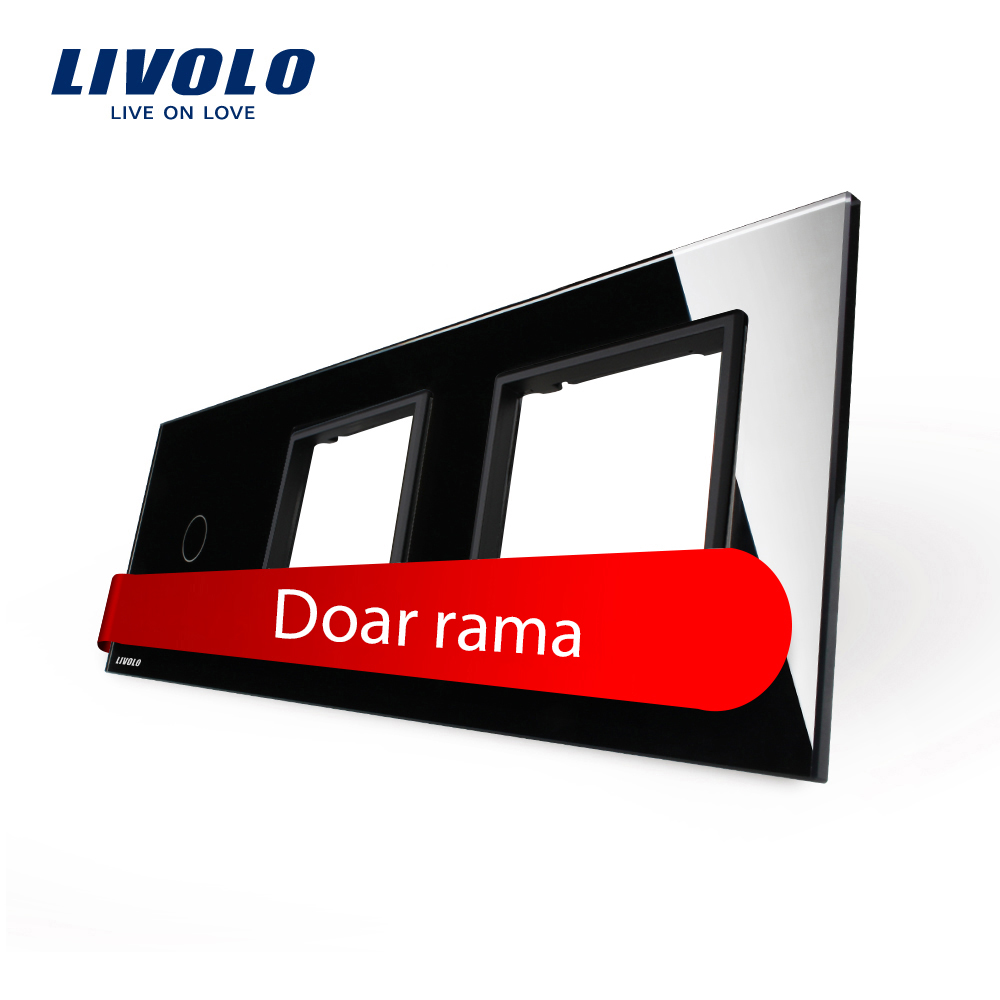 Panou Touch Livolo Sticla cu 2 Prize - imagine 5