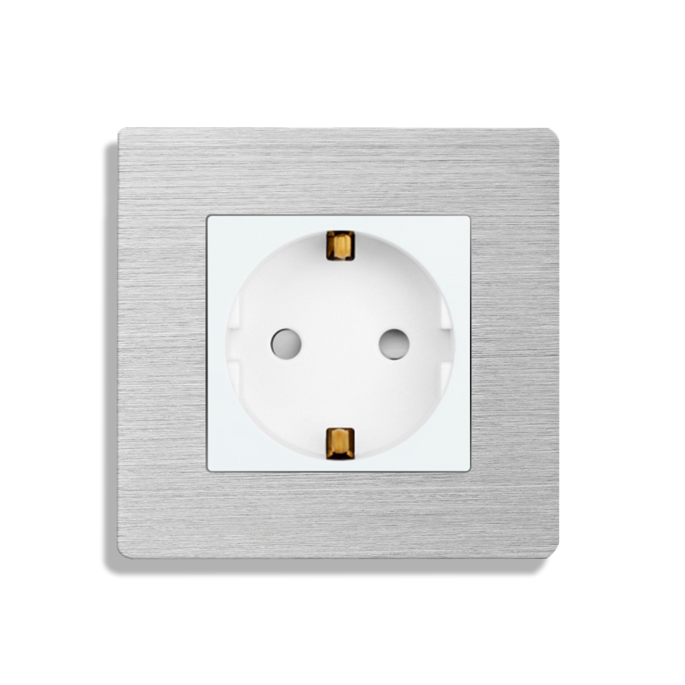 Priza LUXION Aluminiu IP45 Protectie Copii - imagine 2