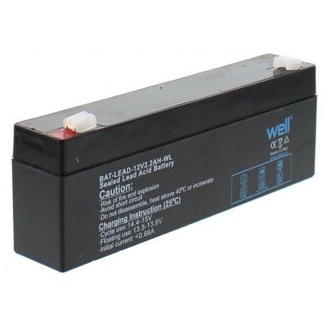 Acumulator plumb acid Well 12V 2.2Ah, compact și fiabil