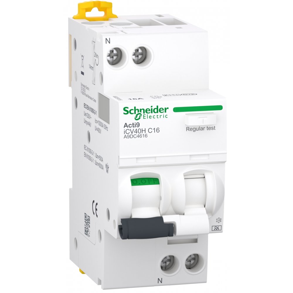 RCBO diferențial Schneider Acti9 iCV40H 16A 30mA tip A