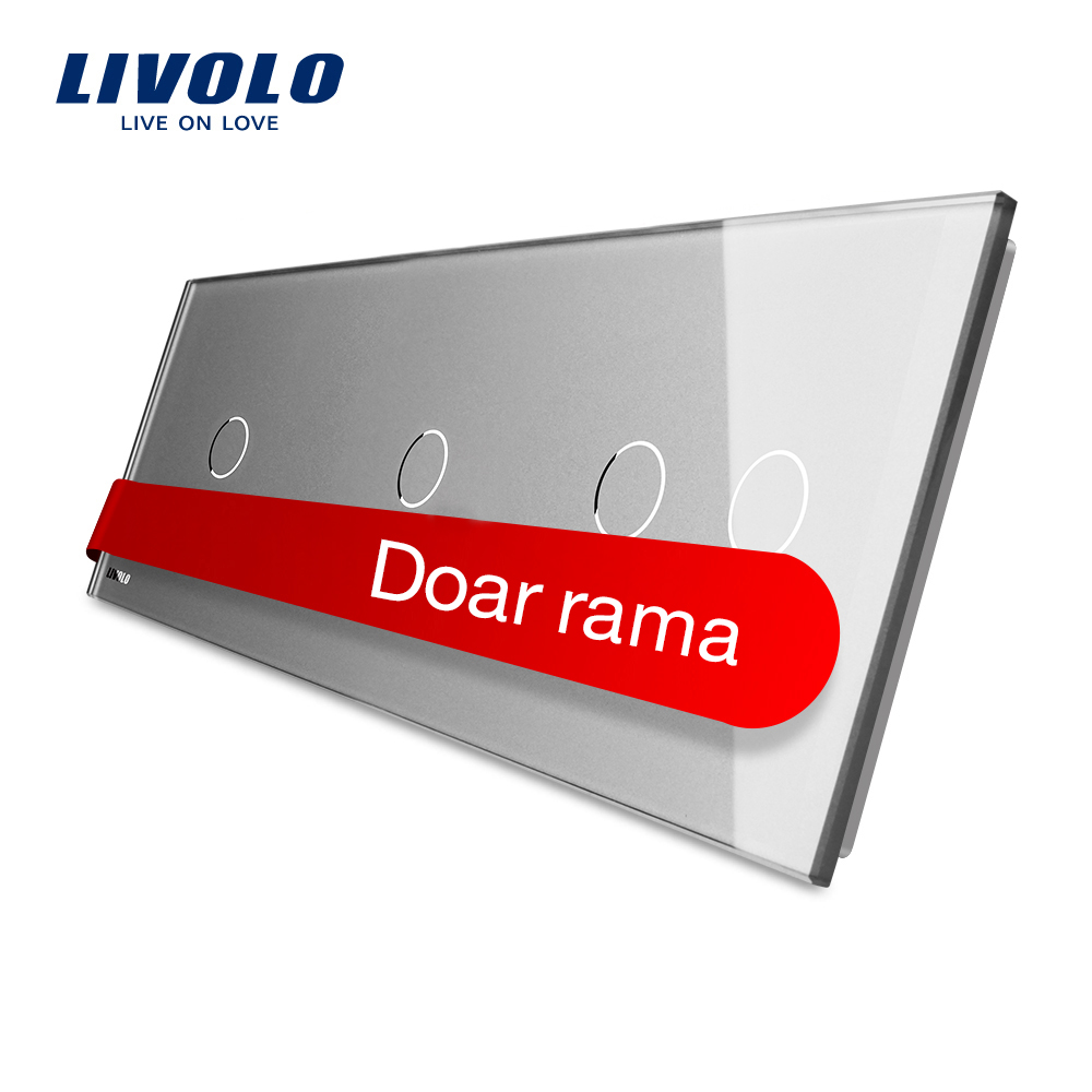 Panou Touch Livolo 2 Simplic+1 Dublu, Sticla - imagine 6