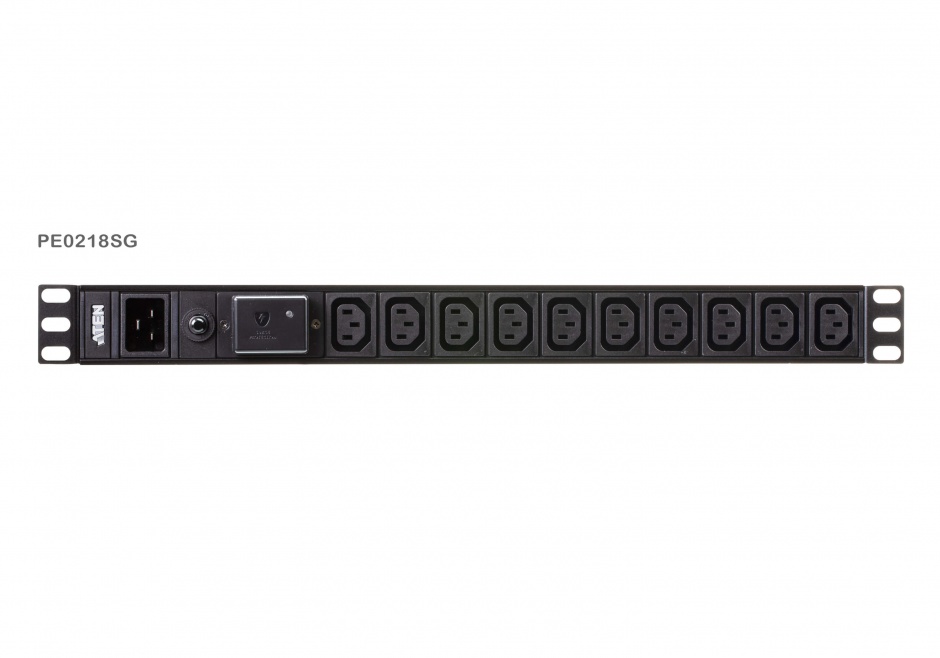 Prelungitor Aten 1U Basic, 17x C13+1x C19, Protecție Supratensiune