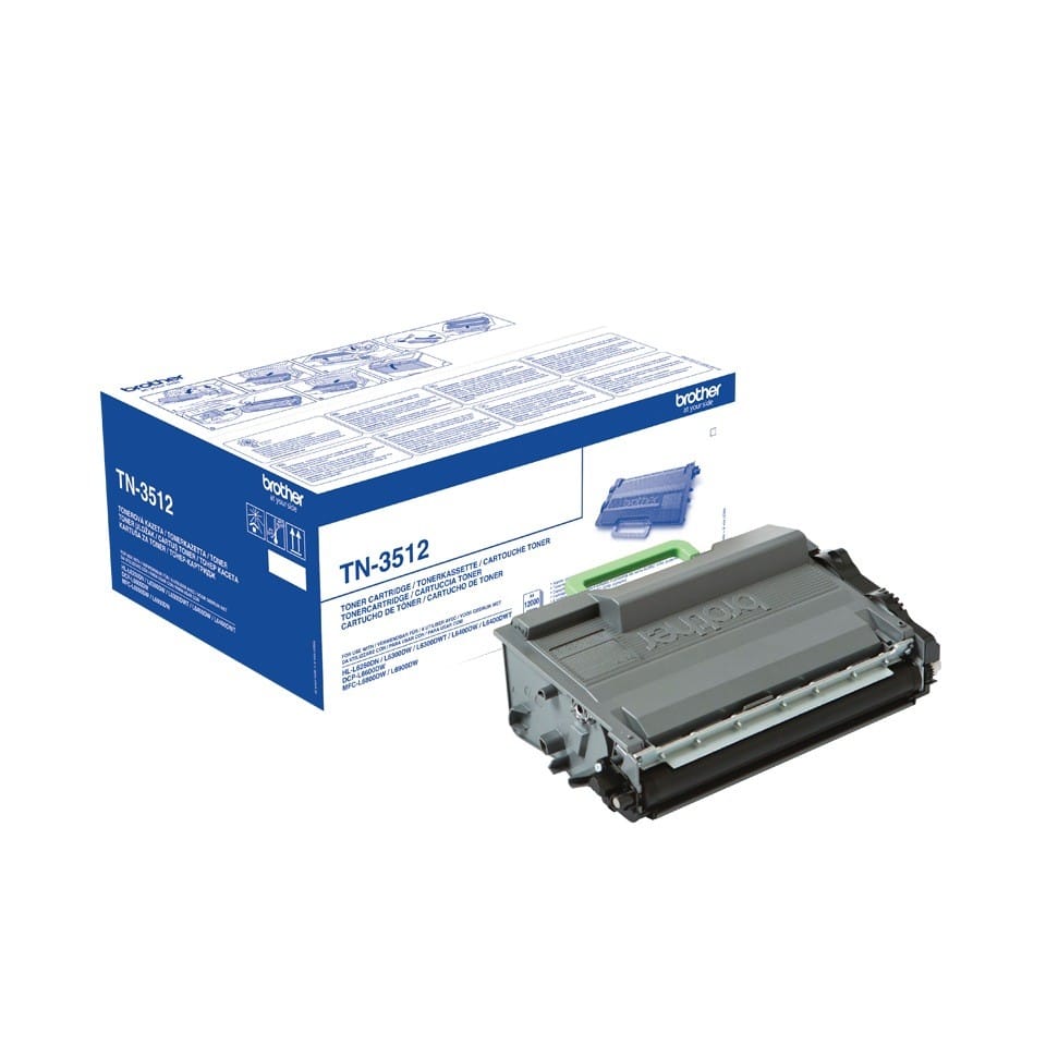 Toner Original Brother TN3512 Black - 12.000 pagini - imagine 2