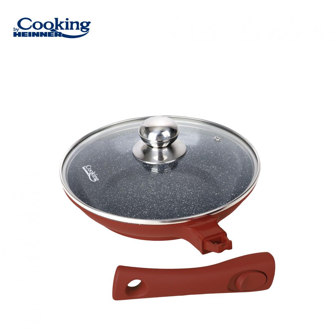 Tigaie Heinner Calabria 24cm Aluminiu Turnat cu Capac - imagine 4
