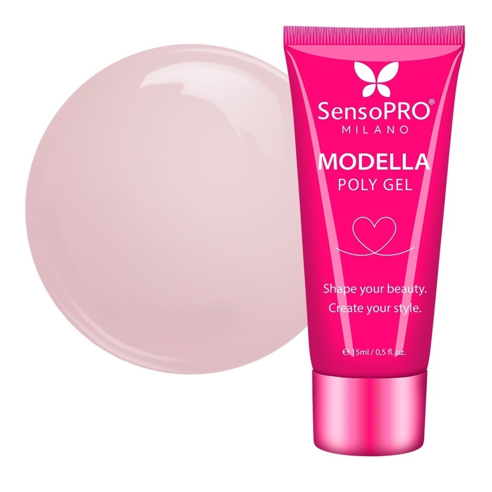 Polygel MODELLA SensoPRO Milano - Mocha Nude, 15ml