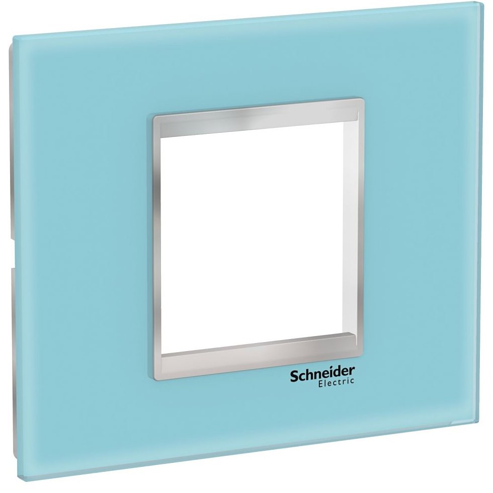 Rama Sticlă 2M Schneider Easy Styl, Albastru/Crom