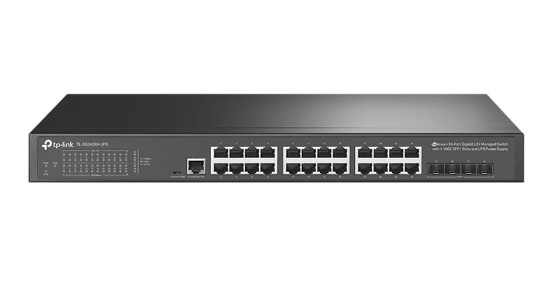 Switch TP-Link 24 Porturi Gigabit cu UPS