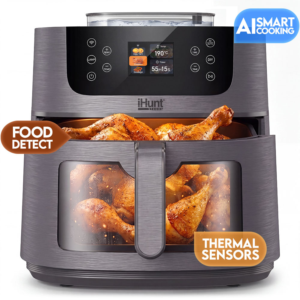 iHunt Bro Air Fryer AI Steam cu rotisor - imagine 2