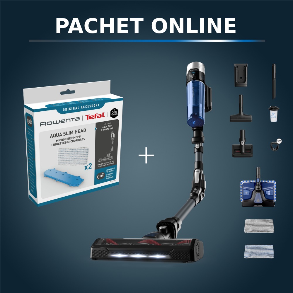 Rowenta X-Force Flex 9.60 Aqua + 3 mopuri