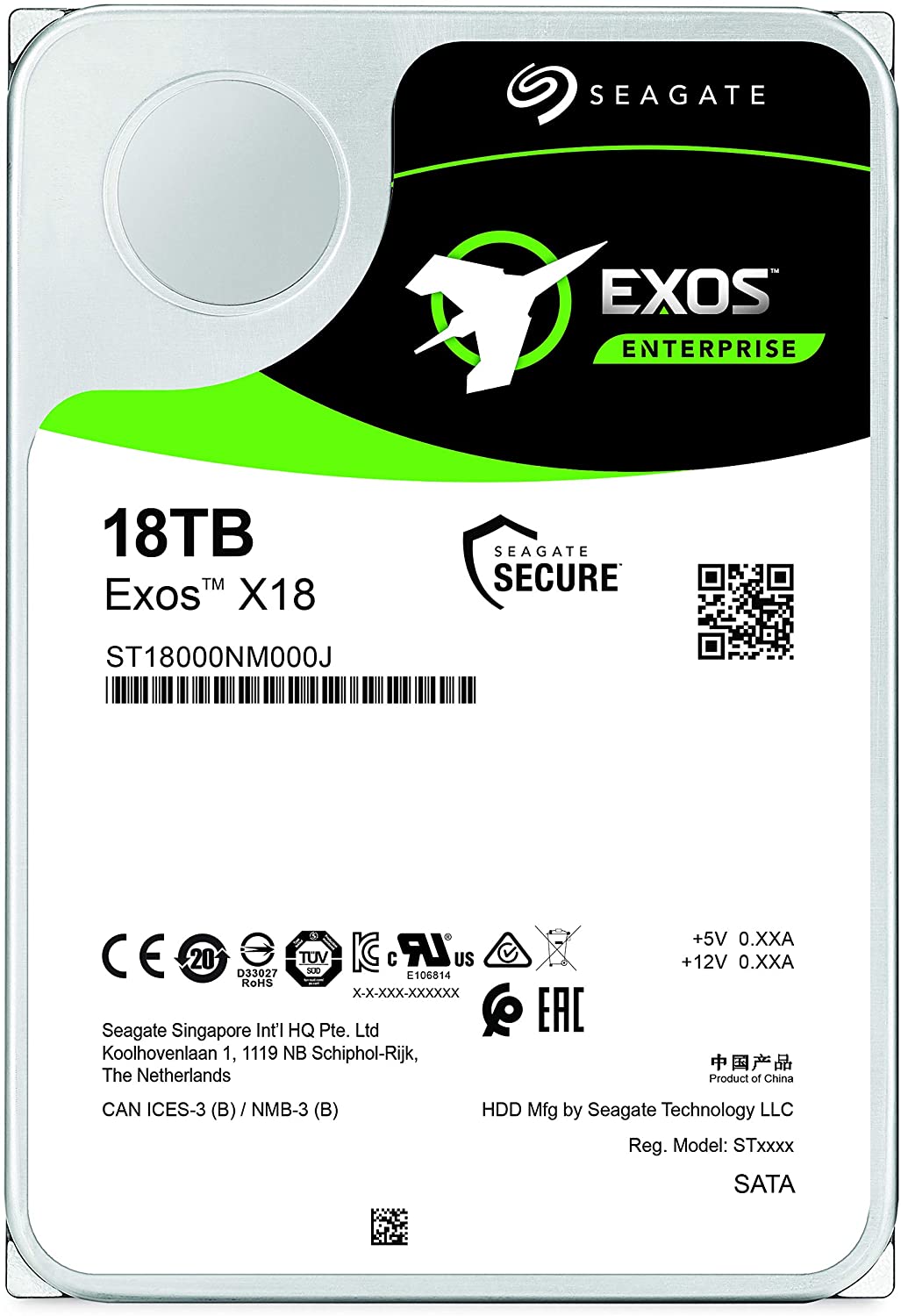 HDD Server Seagate Exos X18 18TB 7200rpm - Stocare Enterprise