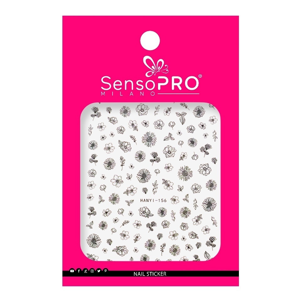 Abtibild Unghii SensoPRO Fresh Florals