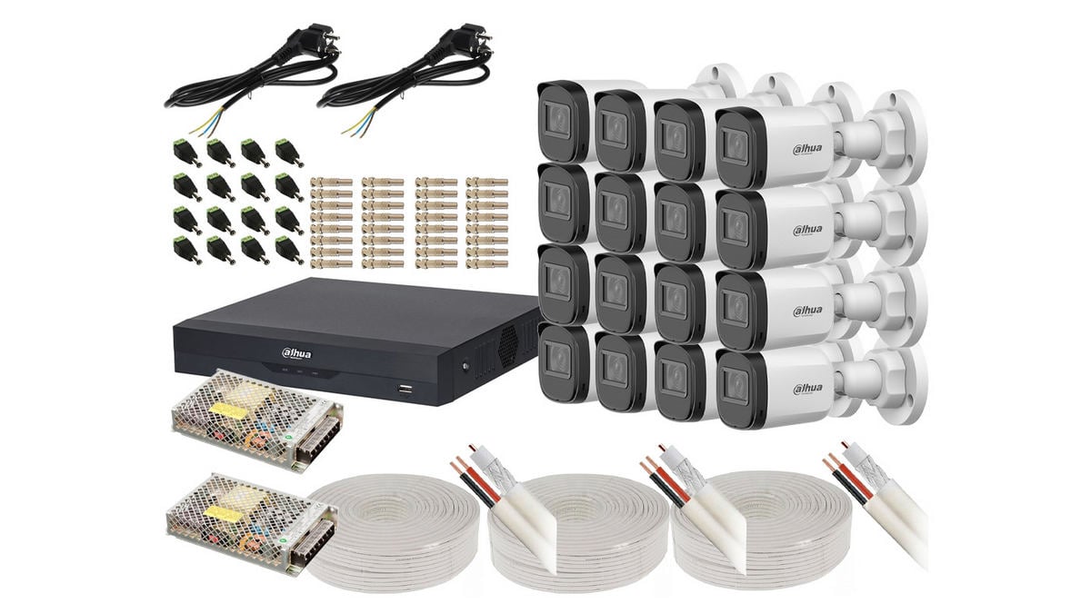 Kit Supraveghere 16 Camere Dahua Full HD